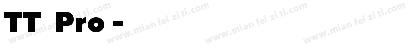 TT 规范 Pro 中字体转换
